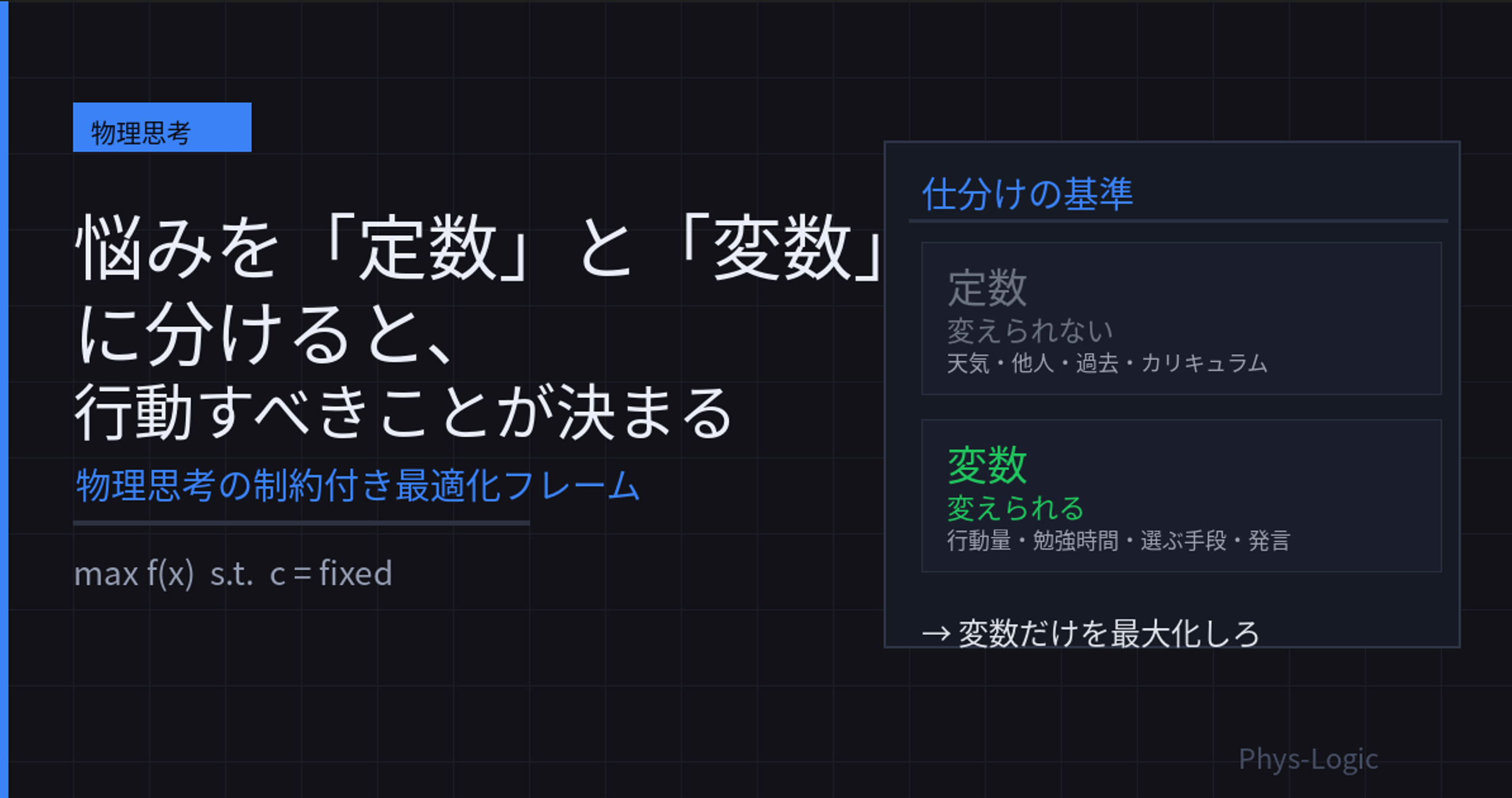 考え方について